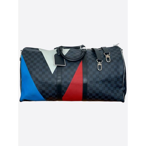 Louis Vuitton Cobalt Damier Americas Cup Keepall 45 - Picture 1 of 6